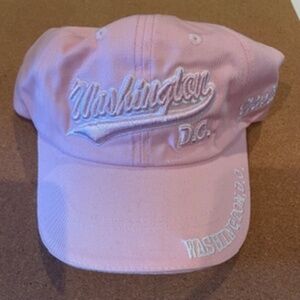 Kids Pink Baseball Cap - Washington DC